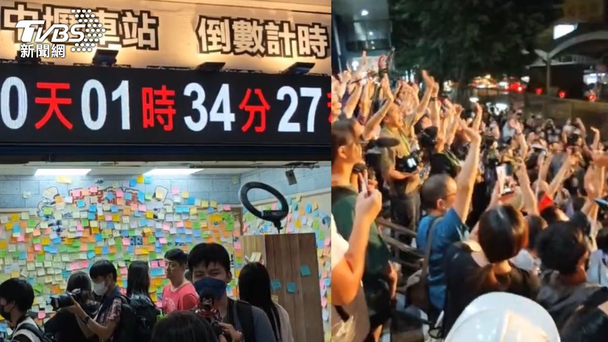 老天也哭泣!「最醜中壢站」百年歷史熄燈 在地人雨中揮手告別