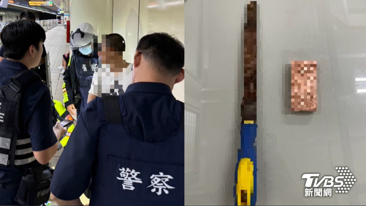 男子捷運「持25公分銼刀」嚇壞旅客！5警衝府中站逮人