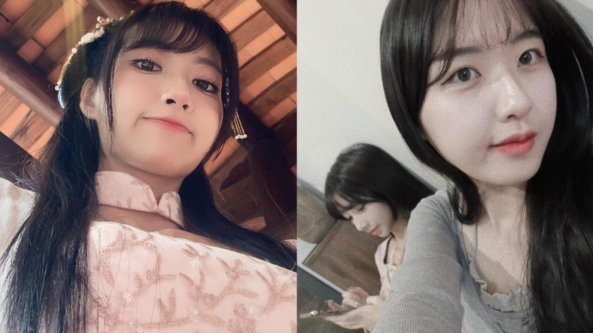 一粒與Joy姊妹檔皆有超高顏值與清新氣質。（圖／翻攝自「@ilixoxov」、「@9y9j」Threads）