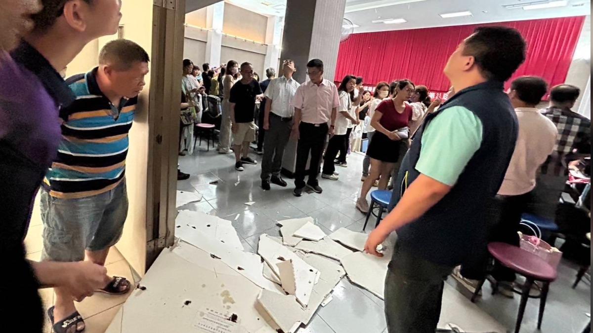 快訊/嘉縣福樂國小畢典傳意外!天花板砸下 2家長濺血送醫
