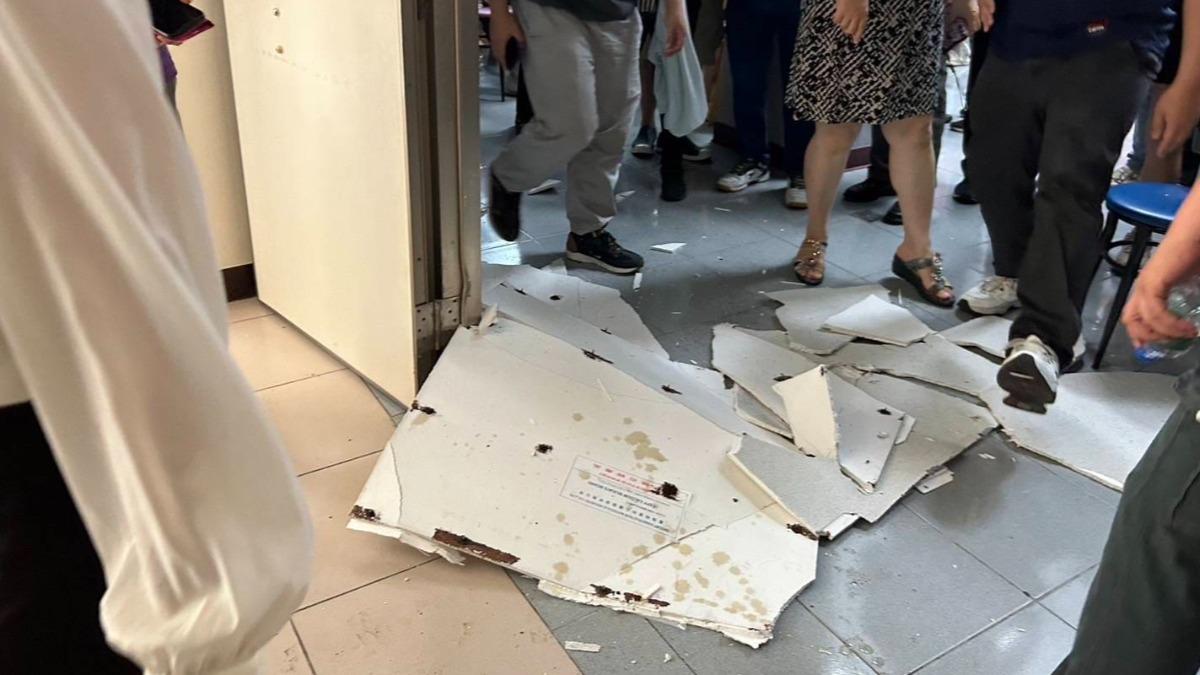 2家長濺血送醫。(圖/嘉義縣議員陳文忠提供)