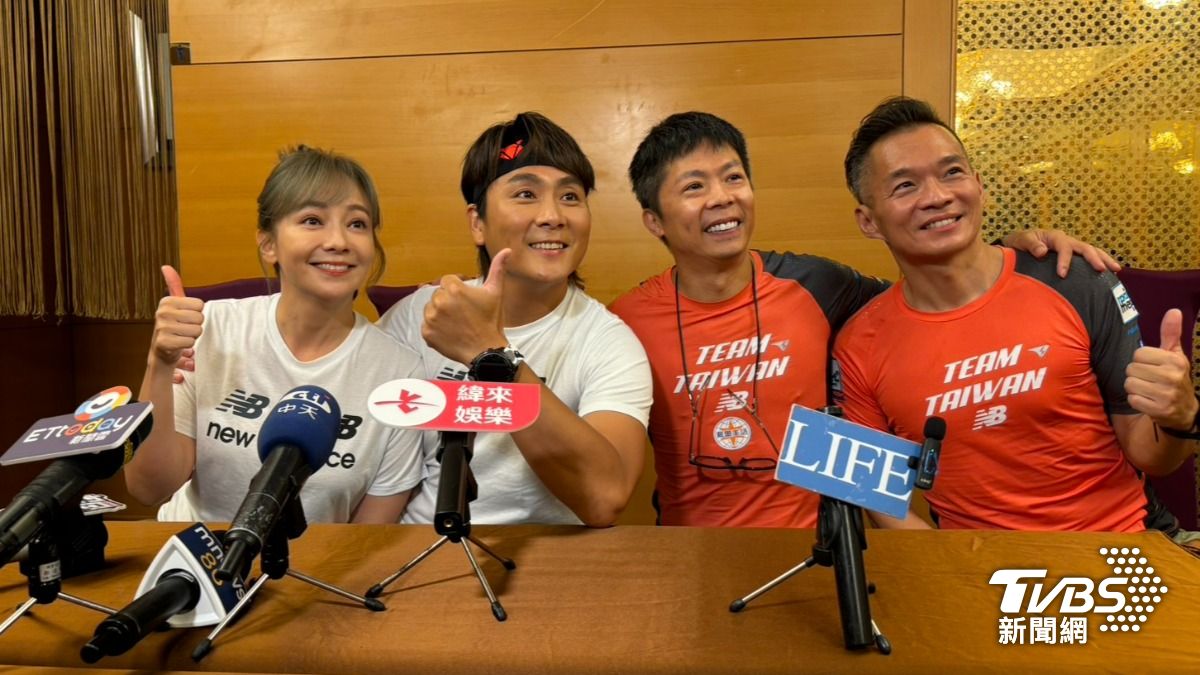 季芹(左起)、王仁甫、林義傑和黃張維出席記者會。(圖/林彥君攝)