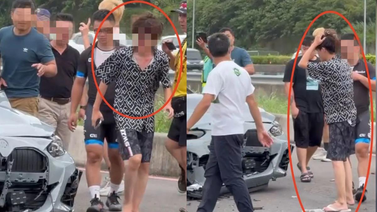 19歲BMW男休息站撞7車　車主背景曝光IG限動「展間看新車」