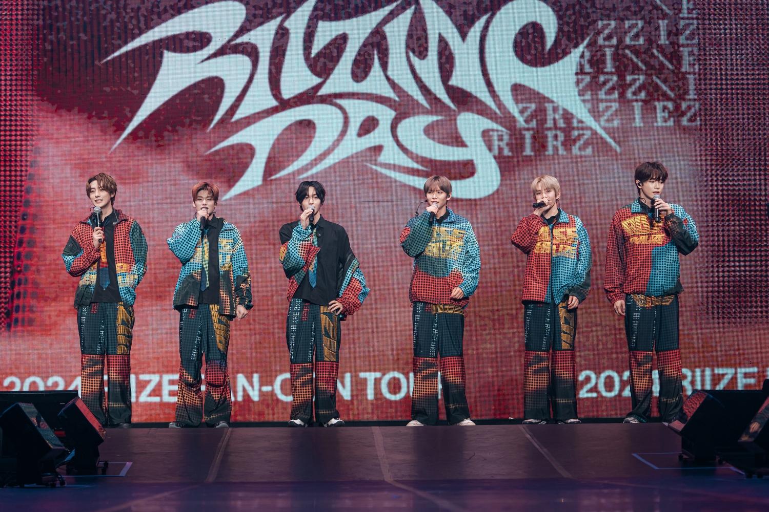 左起為ANTON、SOHEE、WONBIN、EUNSEOK、SHOTARO跟SUNGCHAN。(圖/KKLIVE提供)