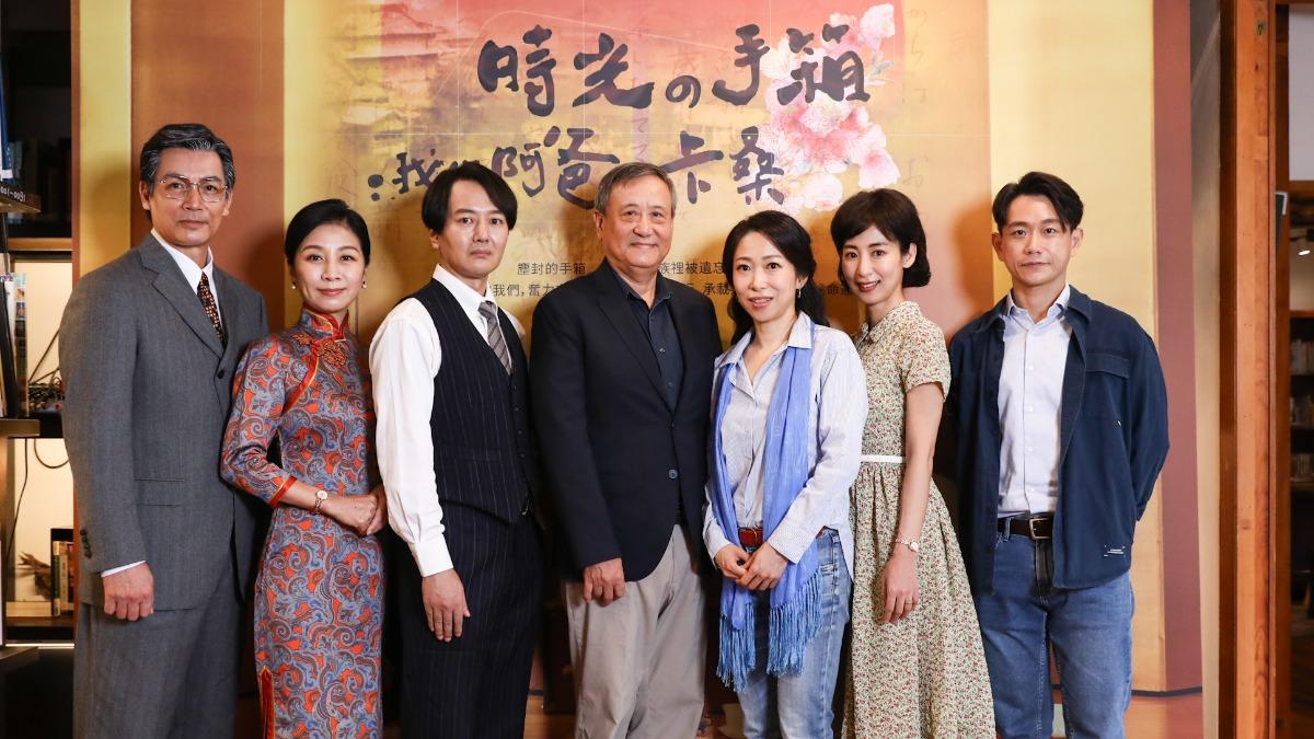 左起伊正、方文琳、蔭山征彥、李崗、一青妙、大久保麻梨子、陳家逵。(圖/財團法人影想文化藝術基金會提供)