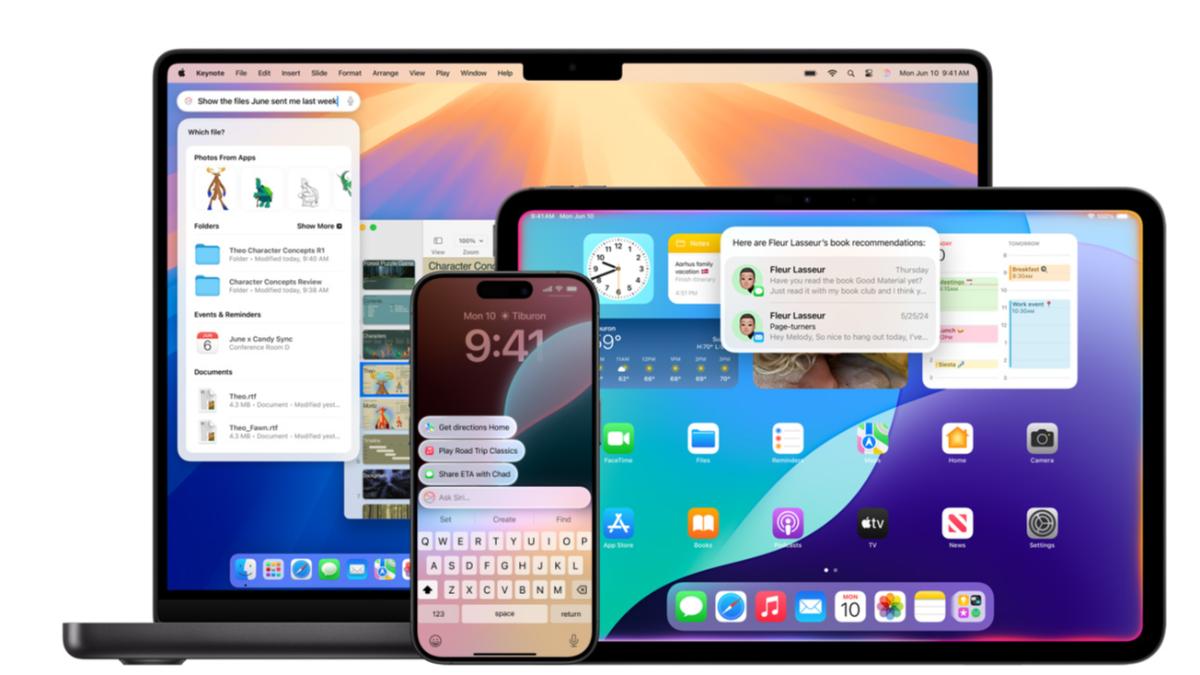 蘋果新推出的AI功能「Apple Intelligence」,恐讓多數果粉短時間無法體驗。(圖/翻攝自蘋果官網)