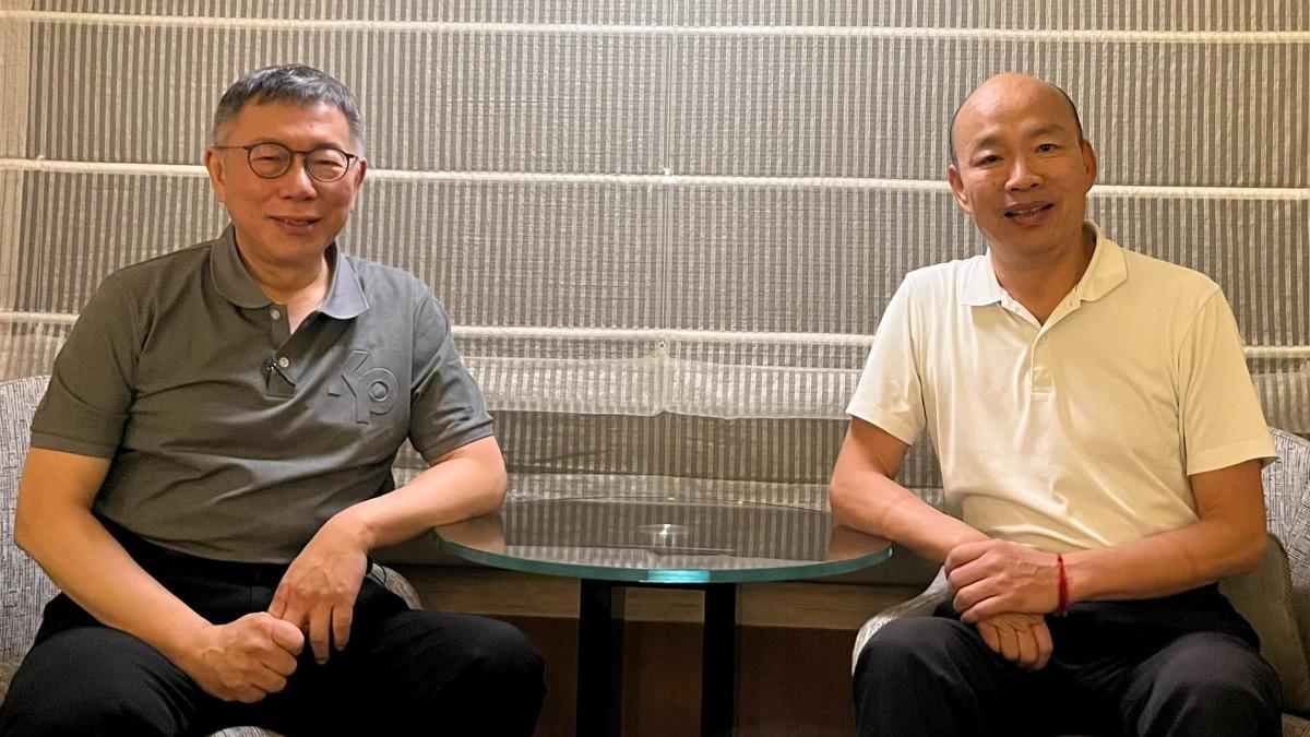 韓國瑜透露,柯文哲已多次提出餐敘邀約。(圖/翻攝自韓國瑜臉書)