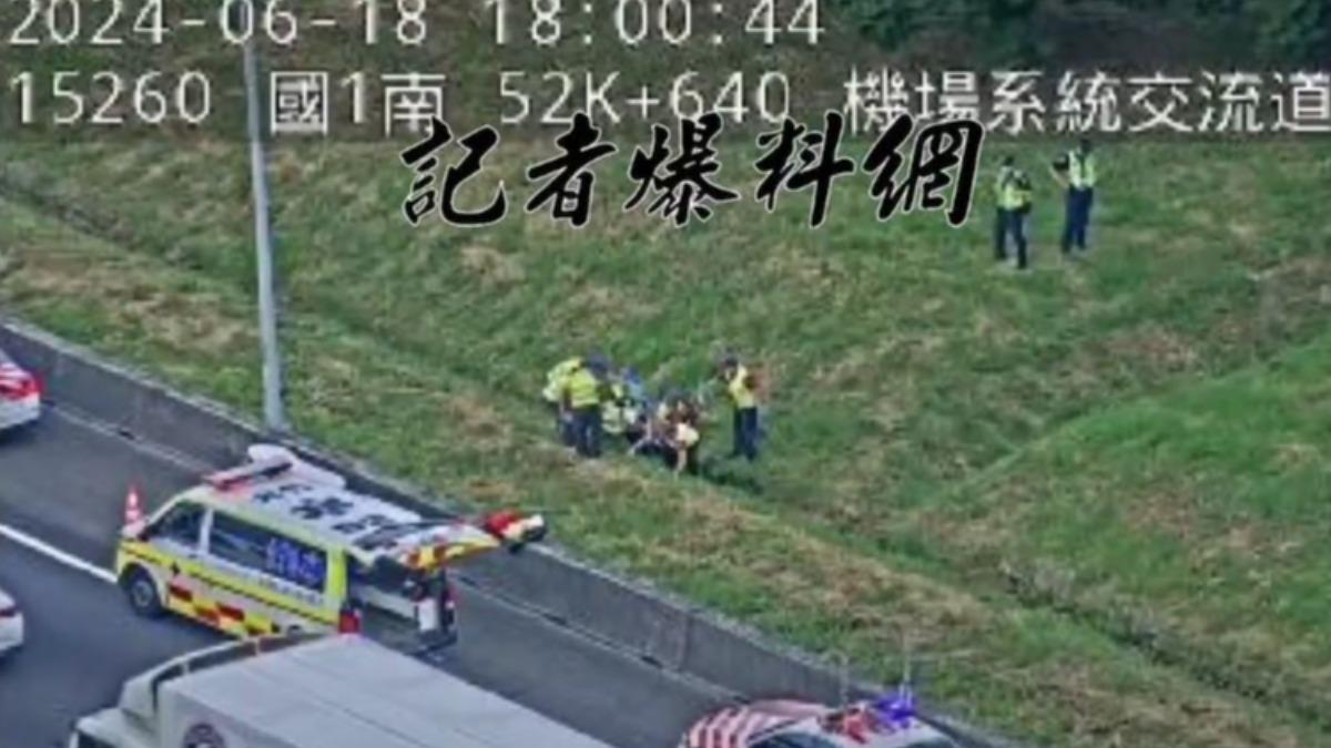 五楊高架離奇事故!1駕駛「直墜30m」躺臥草地 送醫搶救仍不治