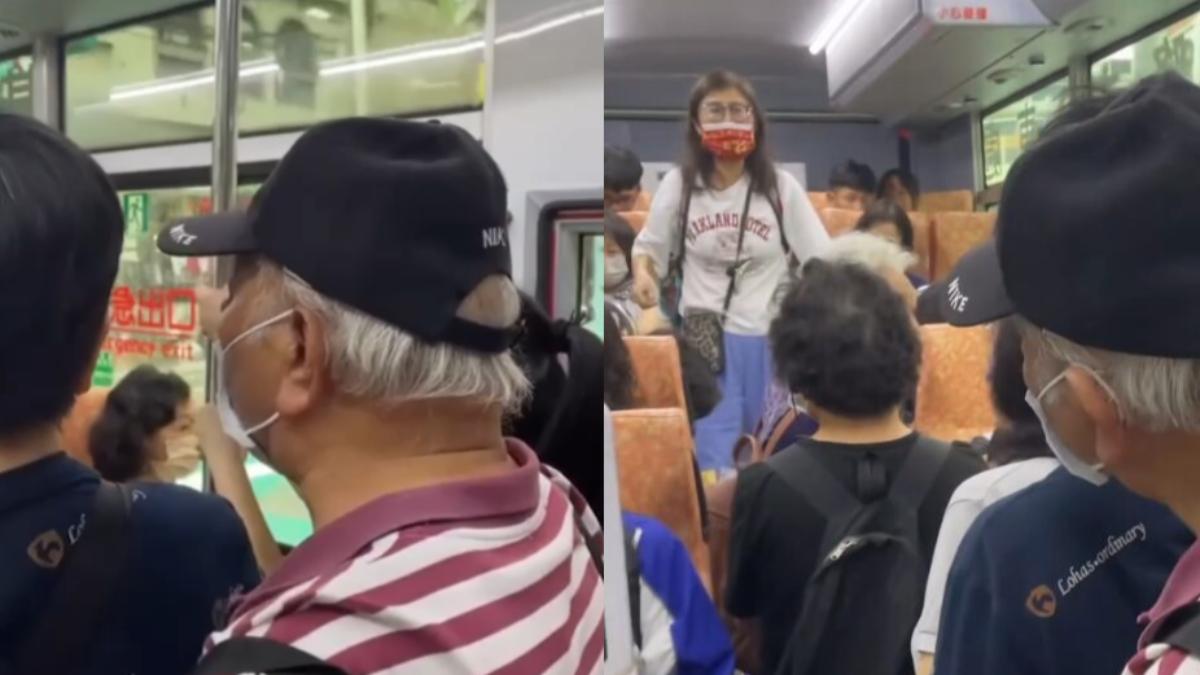 基隆公車阿北要求學生「要讓老人」 女乘客霸氣制止!網讚爆