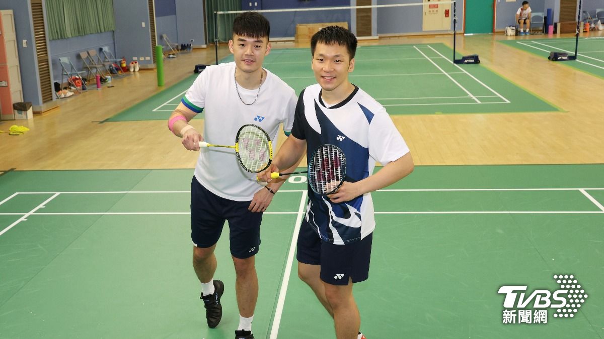 李洋、王齊麟感情交好,這次巴黎奧運也是麟洋配最終戰。(圖/葉志明攝)