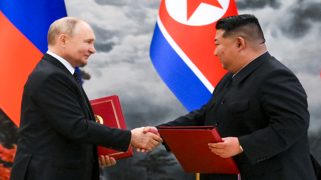 俄朝升級!普欽金正恩簽戰略夥伴條約 任一方受攻擊將互援