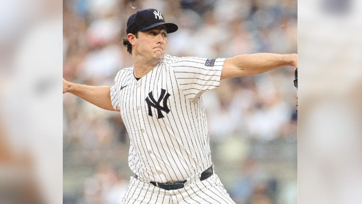 MLB紐約洋基王牌投手柯爾（Gerrit Cole）傷癒復出。（圖／翻攝自 X）