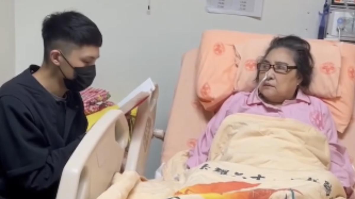 陳盈潔臥病在床多時,家人已做好心理準備。(圖/翻攝自許常德的地下手記臉書)