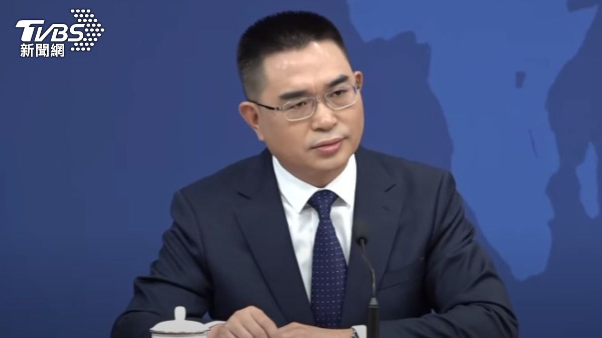 國台辦發言人陳斌華。（圖／TVBS）