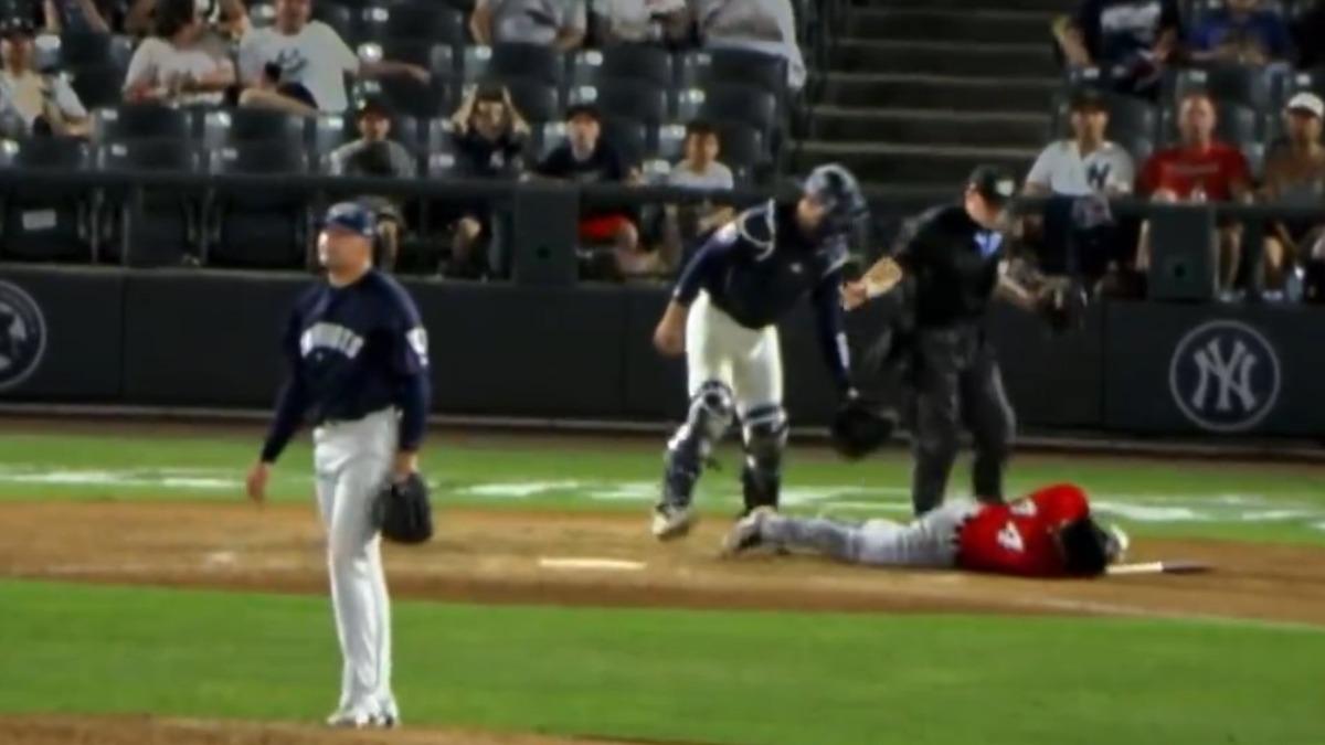 MiLB/李灝宇又挨「頭部觸身球」倒地退場 主隊放「這曲」惹議