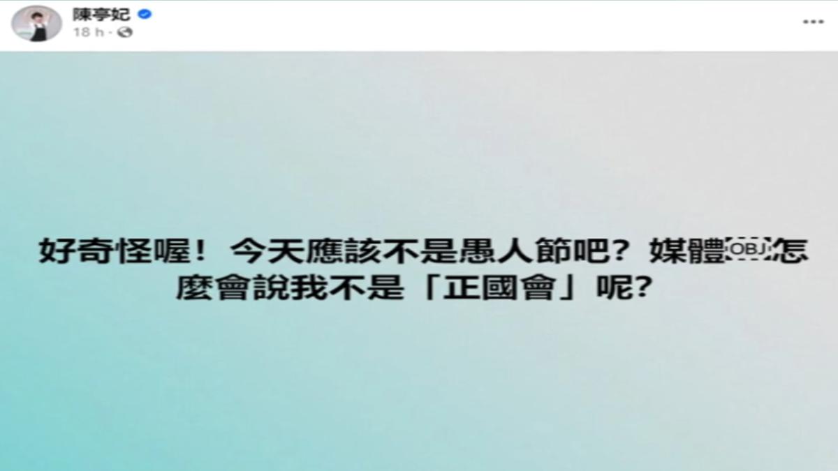 圖/翻攝自 臉書 陳亭妃