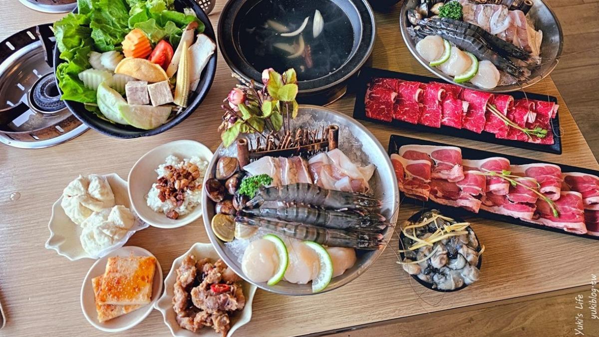 「精選綜合海陸套餐」(599元)可任選1種肉品搭配豐盛的海鮮盤。(圖/Yuki's Life提供)