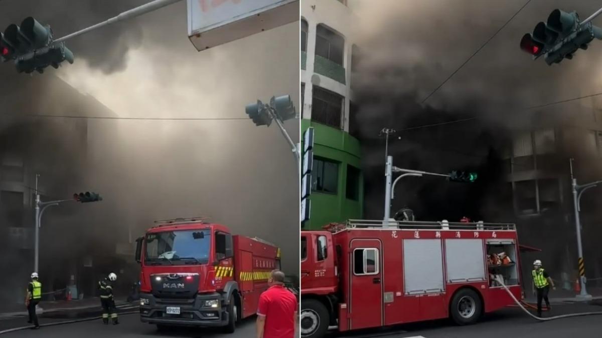 快訊/昨大火燒毀6店面!花蓮公正街今又爆小吃店火警 1廚師嗆傷
