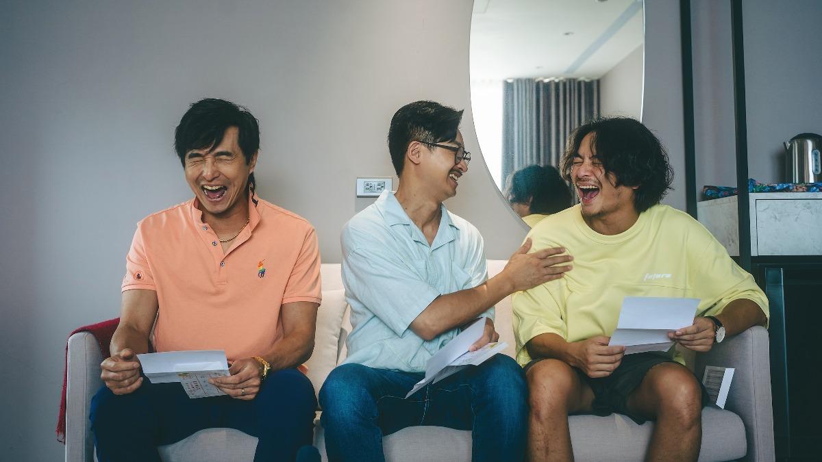 王少偉(左起)、Darren邱凱偉、楊銘威讓鍾欣凌放心不下。(圖/公共電視提供)