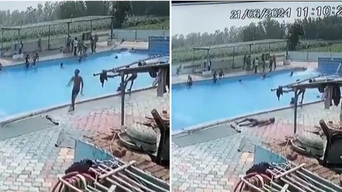 天熱玩水!印15歲少年泳池起身下秒突倒地亡 監視器詭異畫面曝