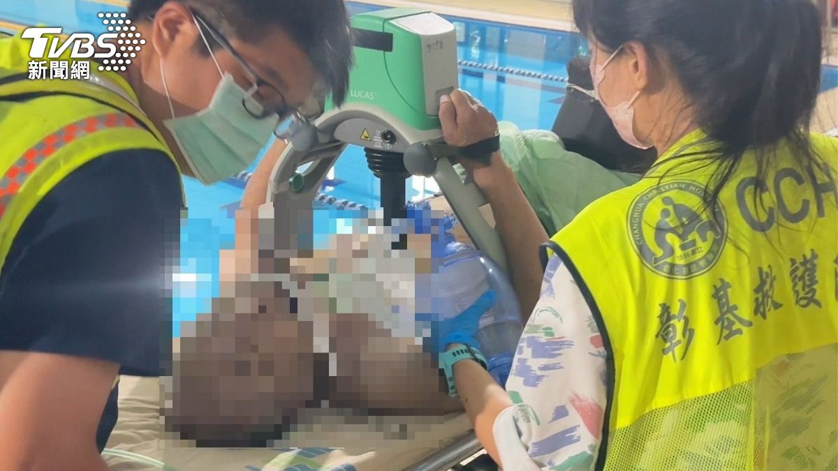 彰化83歲阿公泳池游泳溺水 命危轉ICU搶救無效身亡