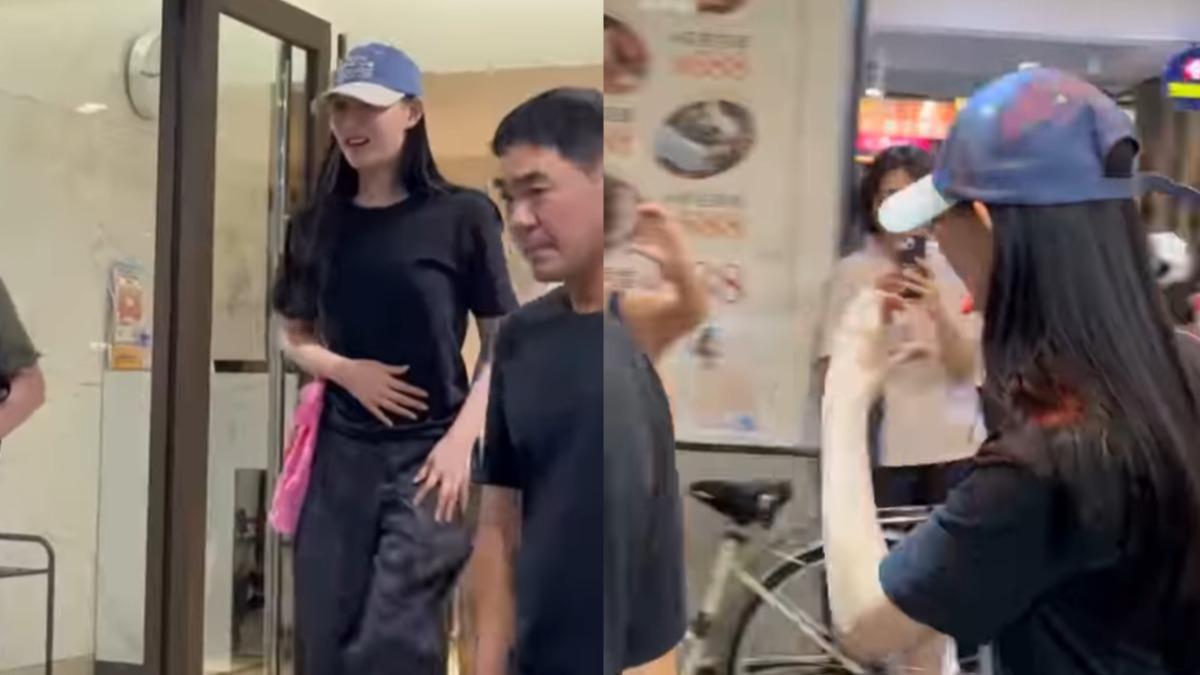 女王街頭出沒!金智媛現身金山南路覓食 「素T拖鞋」樸素穿搭驚呆網