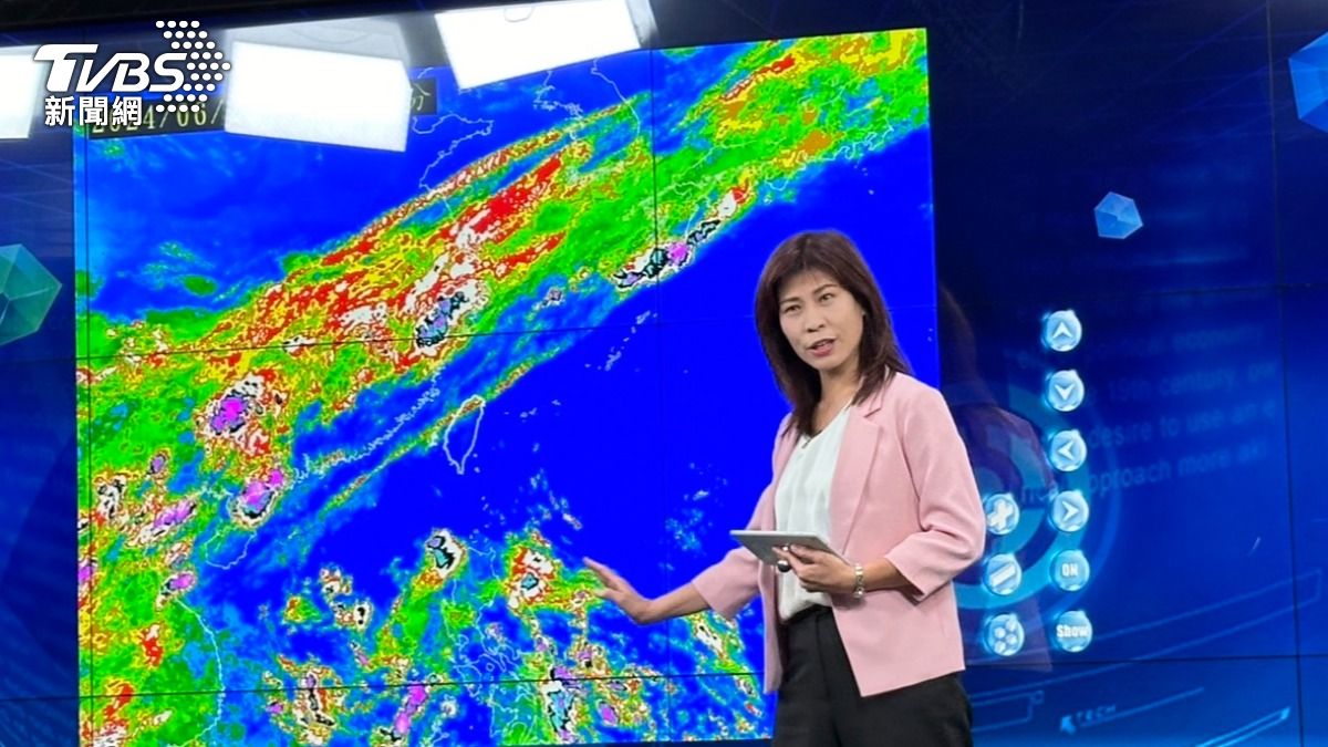 氣象署簡任技正伍婉華。（圖／陳昫蓁攝）