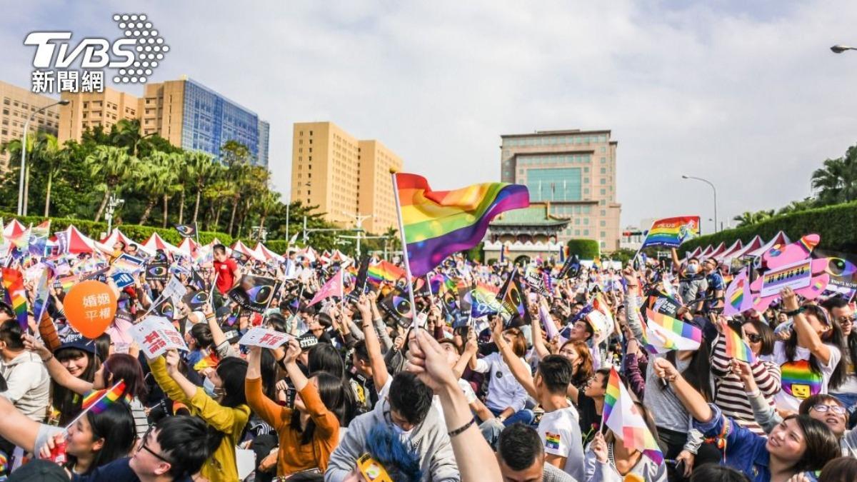 台灣同志遊行。（示意圖／shutterstock達志影像）