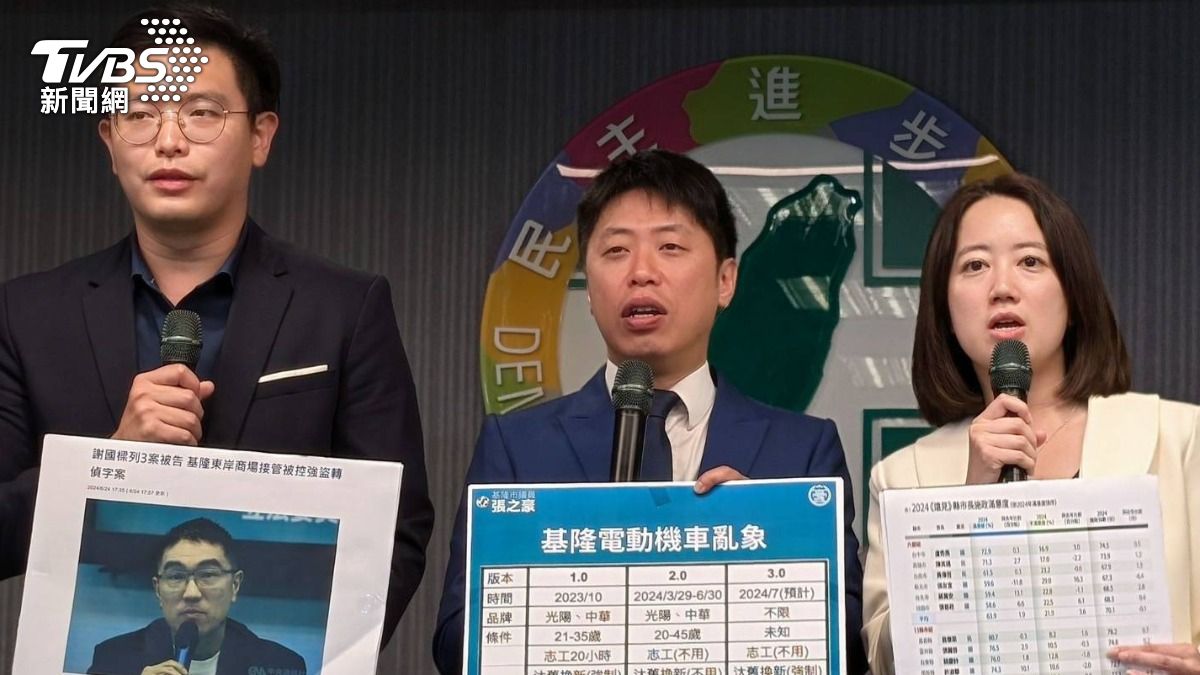 謝國樑列偵字案被告 綠營酸「市長變強盜」丟基隆人臉