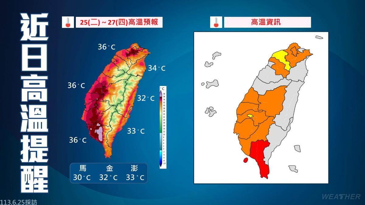 高溫仍在飆升中,民眾要慎防熱傷害。(圖/TVBS)