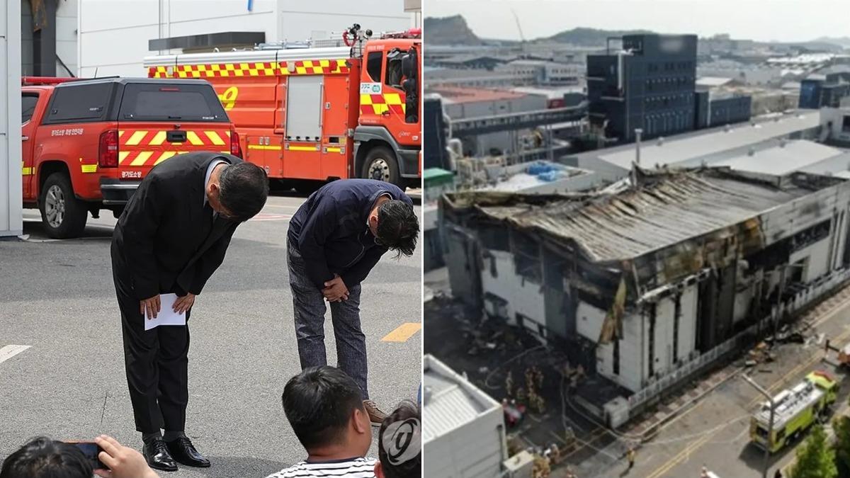 韓鋰電池廠23死!員工爆2天前「起火未報案」 公司代表回應了