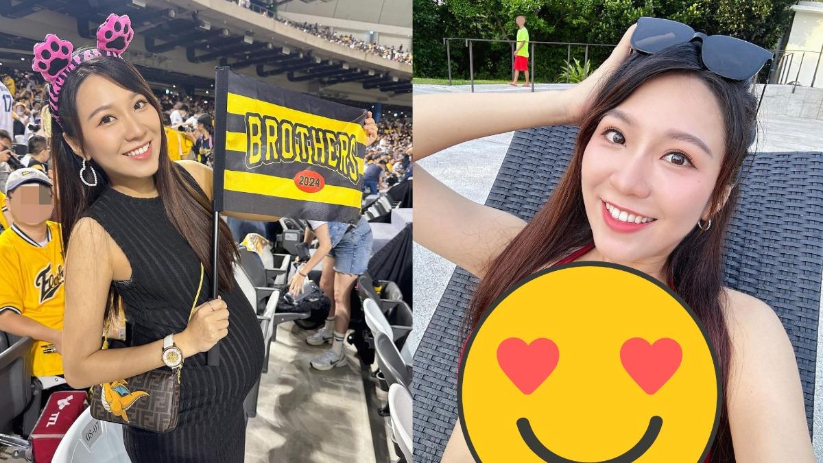 啦啦隊女神「挺8月孕肚」辣穿比基尼!全網盛讚:最美的孕婦