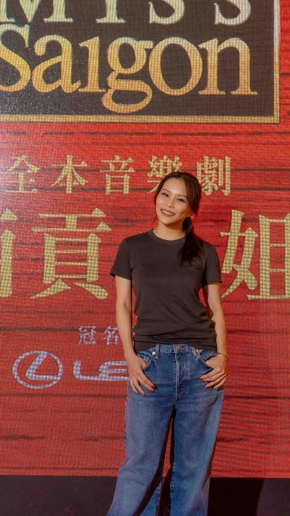 周蕙去看《西貢小姐》。(圖/寬宏藝術提供)