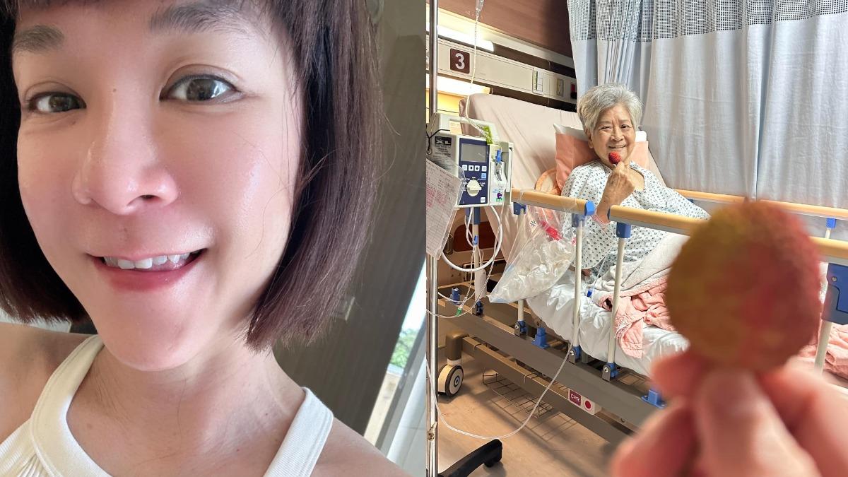 陸元琪媽媽等到家人到齊才離開。(圖/翻攝自陸元琪臉書)