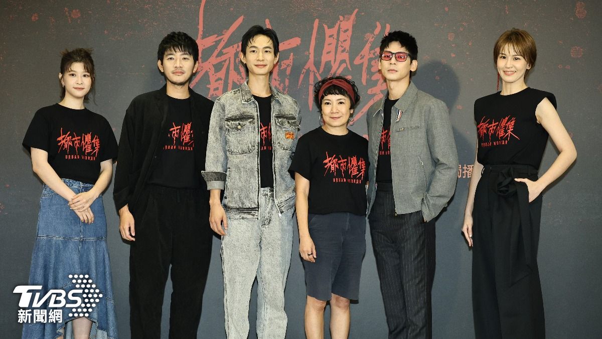 左起江宜蓉、曾少宗、黃河、謝麗金、林柏宏、曾沛慈。(圖/張哲鳴攝)
