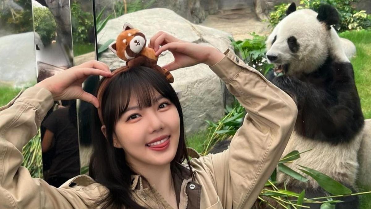 女團成員無預警現身香港海洋公園!被「牠」融化喊:可愛到不想走