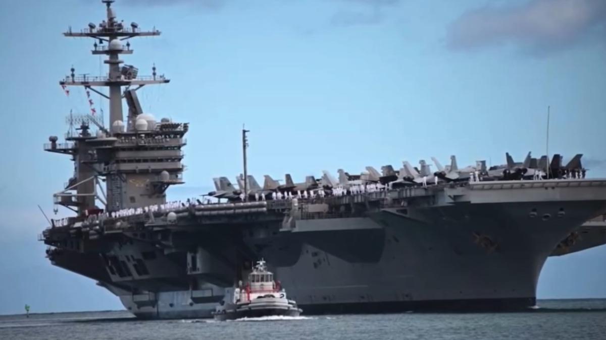 本次軍演被爆劍指陸兩棲攻擊艦。(圖/翻攝自DVIDS)