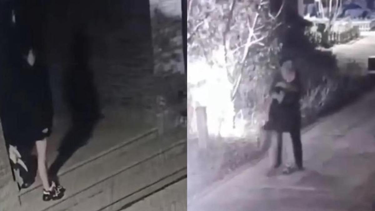 街頭大戰西裝男!蘭州老街活春宮 短裙妹「肉貼衝刺」全遭錄