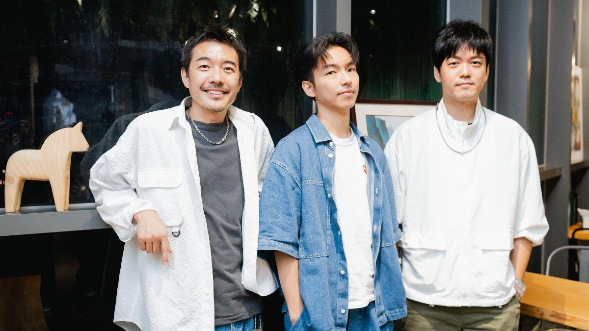 陳如山(左起)、鄒序、旭章。(圖/WiFi Music 放飛音樂提供)