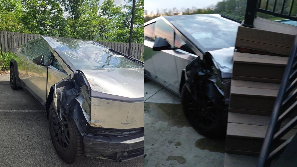 Cybertruck等五年才交車4小時 煞車突鎖死暴衝撞後院、維修得要近百萬