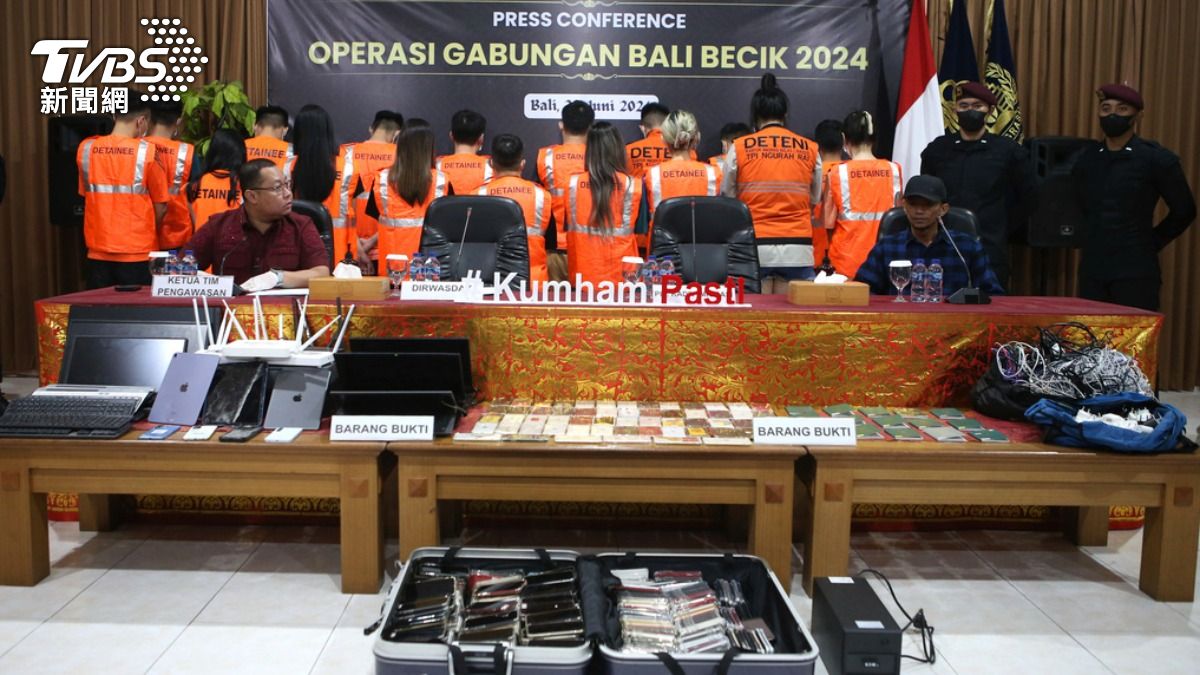詐騙集團全台灣人!103名男女峇里島被捕 涉網路犯罪將被驅逐出境