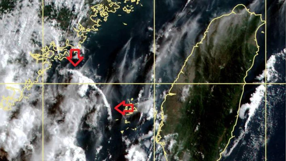 天氣/台灣海峽驚見「弧狀雲線」 鄭明典提醒:今晚影響1地區