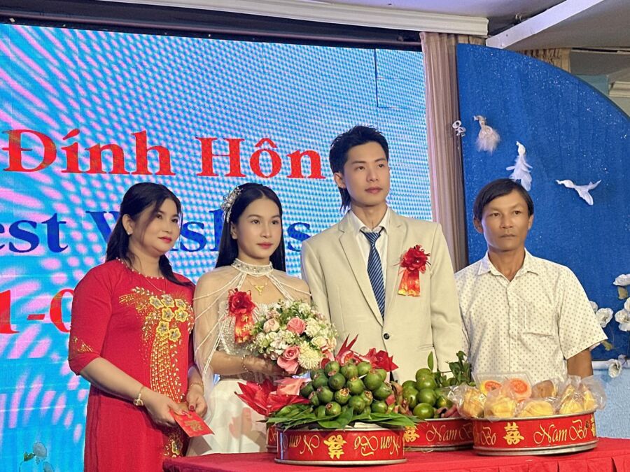 陳氏錦貴強調,他們家沒有窮到要賣女兒,會用時間證明自己是自願來到丈夫身邊的。(圖/翻攝自Threads)