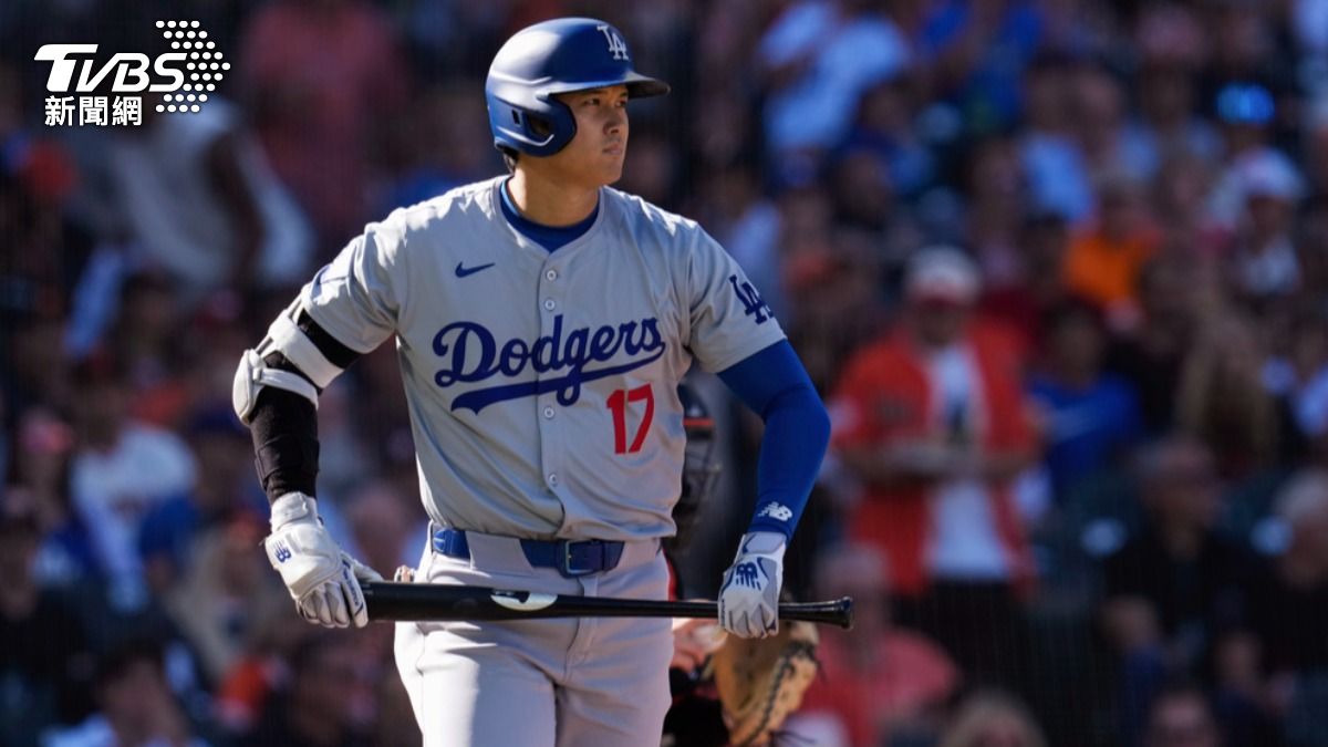大谷翔平本季有望挑戰50轟,改寫道奇隊史單季最多的49轟紀錄。(圖/達志影像美聯社)