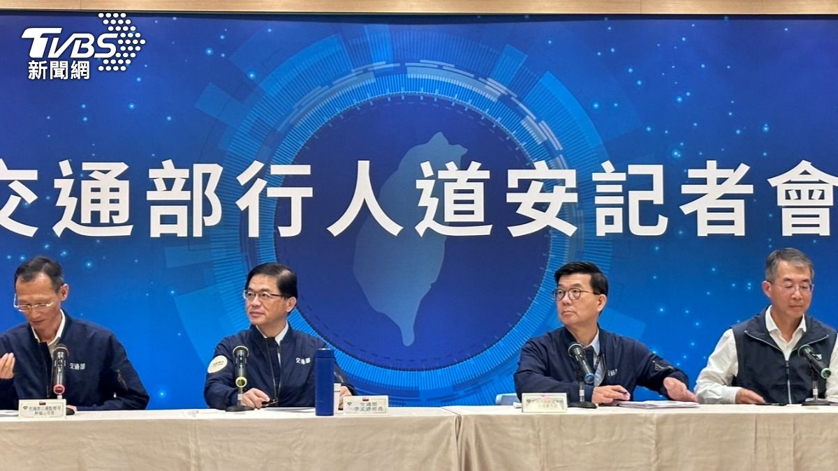 交通部今(1日)公布最新交通事故資料。(圖/陳昫蓁攝)