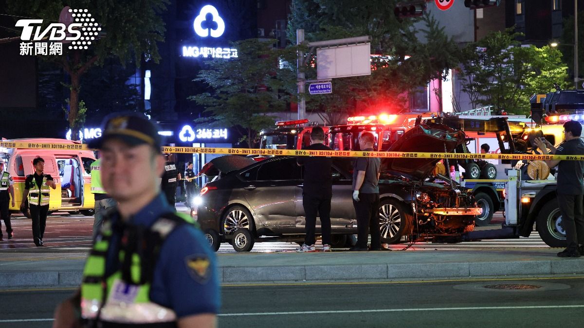首爾重大事故!老翁駕車衝入等紅綠燈人群 至少釀9死4傷