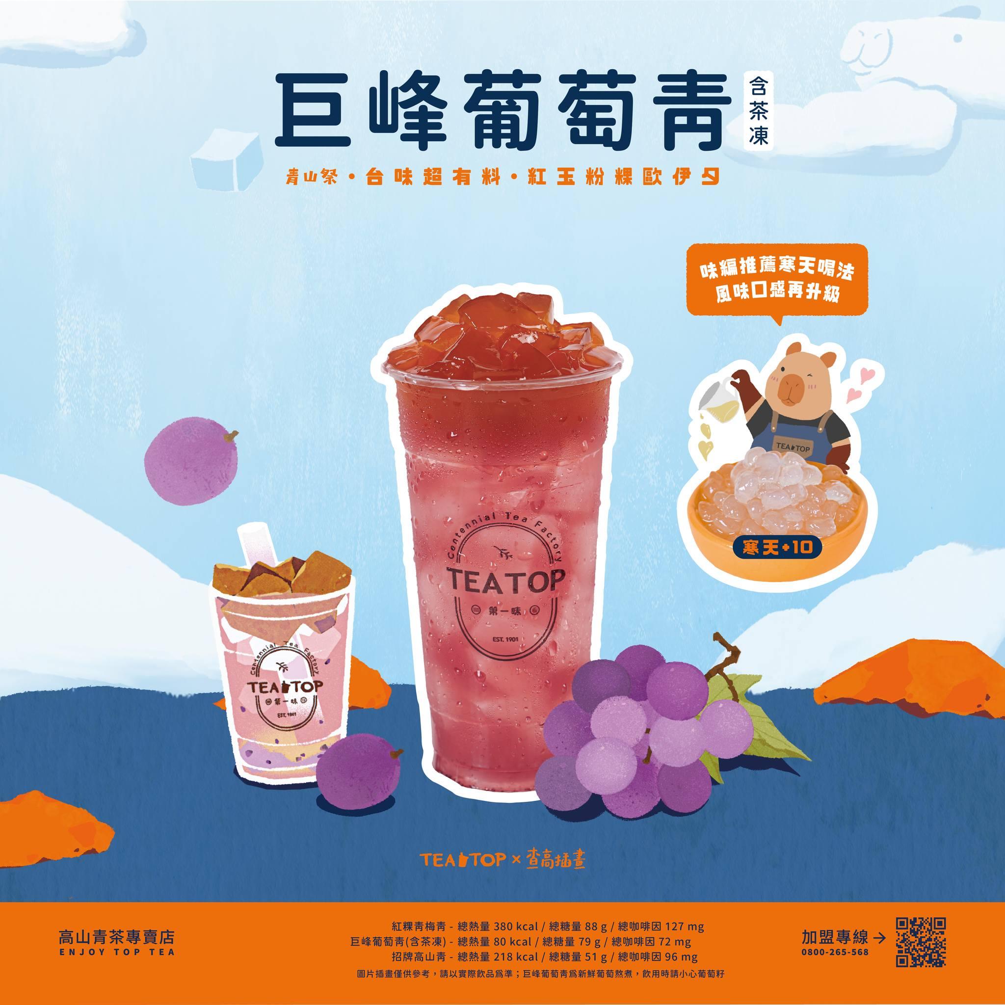 Tea Top推出新品優惠。(圖/翻攝自Tea Top臉書粉專)