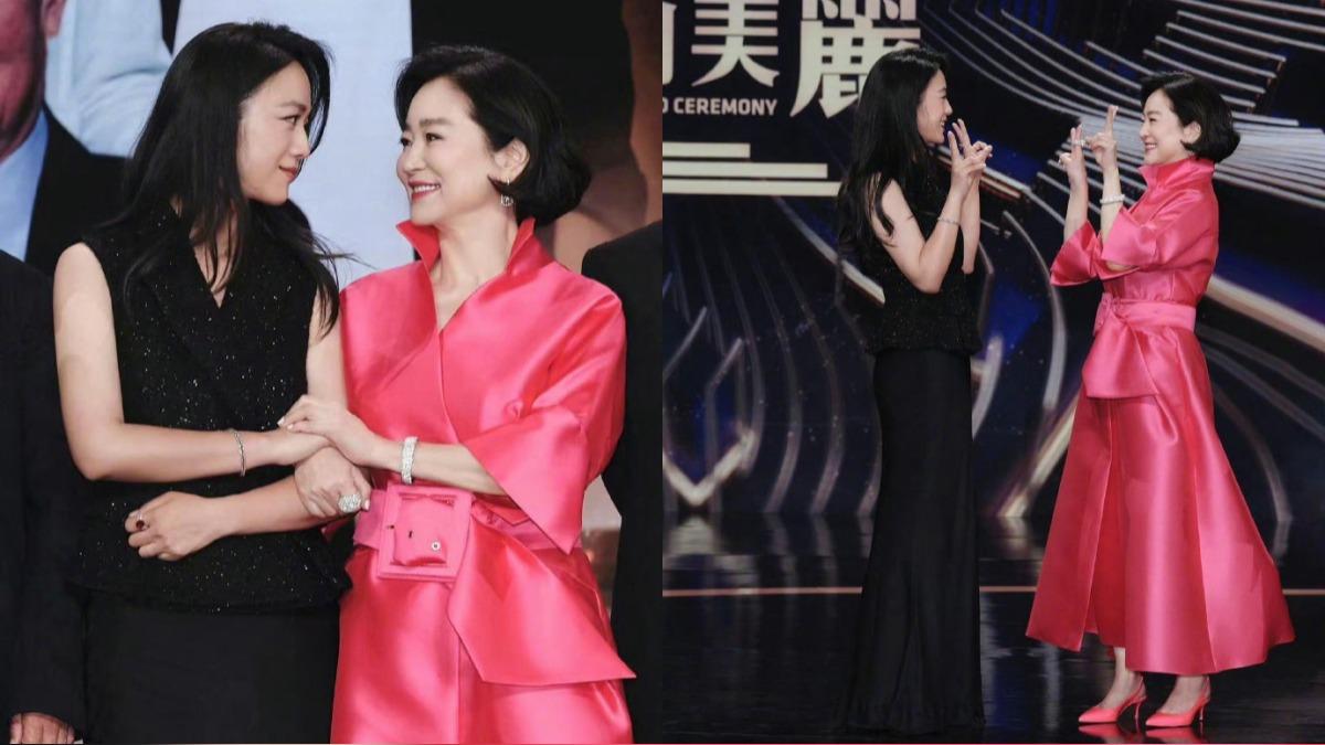 湯唯見林青霞秒變小粉絲! 2女神同框比YA「可愛得不得了」