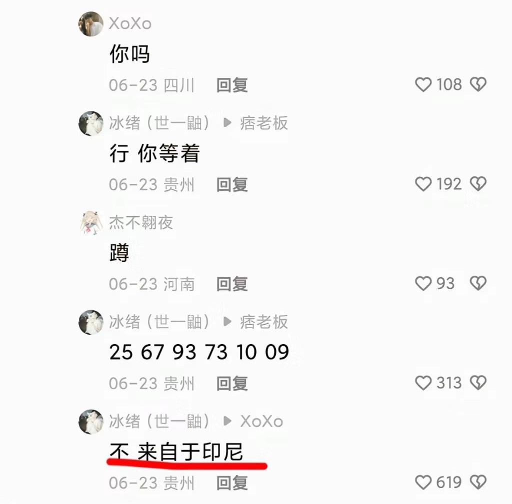 「穿越者」精準預測地點在印尼。(圖/翻攝自小紅書)
