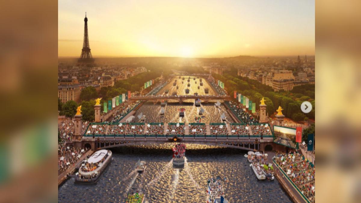 巴黎奧運將在塞納河畔 （Seine river）舉行開幕式。（圖／翻攝自 IG@paris2024）